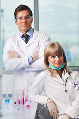 Image showing science people in bright lab