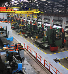 Image showing metal industy factory indoor