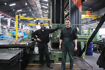 Image showing industry workers people in factory