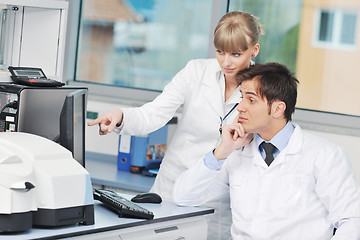 Image showing science people in bright lab