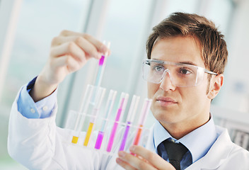 Image showing research and  science people  in laboratory