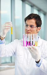 Image showing research and  science people  in laboratory