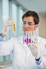 Image showing research and  science people  in laboratory