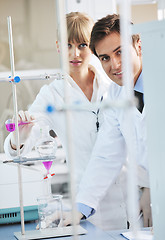 Image showing science people in bright lab