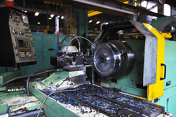 Image showing metal industy factory indoor