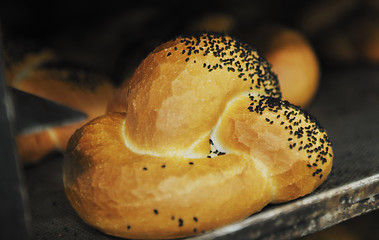 Image showing bread factory production