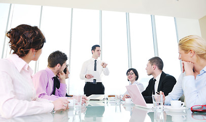 Image showing group of business people at meeting