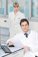 Image showing science people in bright lab