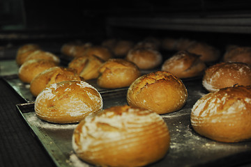 Image showing bread factory production