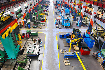 Image showing metal industy factory indoor