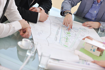 Image showing architect business team on meeting