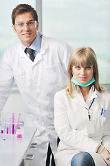 Image showing science people in bright lab