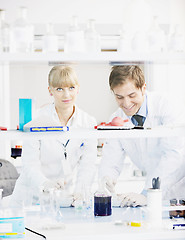 Image showing science people in bright lab