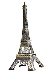 Image showing paris eiffel tower model isolated