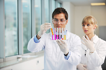 Image showing science people in bright lab