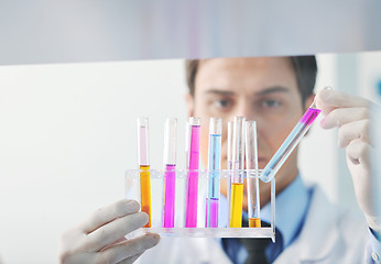 Image showing research and  science people  in laboratory