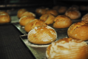 Image showing bread factory production