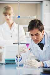 Image showing science people in bright lab