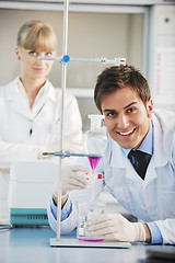 Image showing science people in bright lab