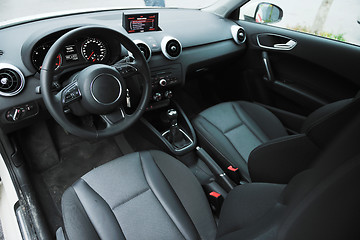 Image showing inside of brand new car