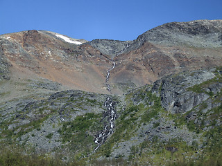 Image showing Mountain landscape with stream
