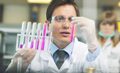 Image showing science people in bright lab