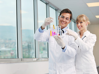 Image showing science people in bright lab