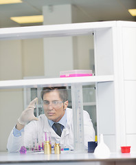 Image showing research and  science people  in laboratory