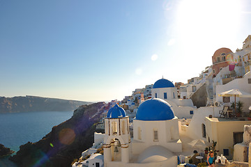 Image showing greece santorini