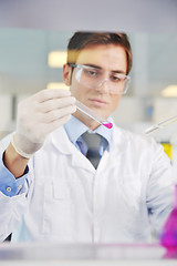 Image showing research and  science people  in laboratory