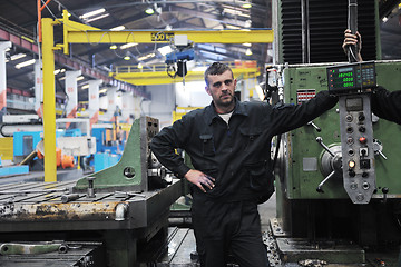 Image showing industry workers people in factory