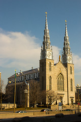 Image showing Notre-Dame Cathedral Basilica in Ottawa, Canada