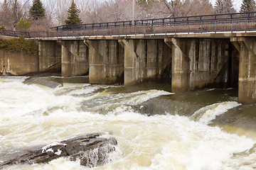 Image showing Hog's Back Bridge in Ottawa, Canada