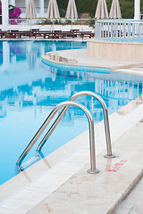 Image showing Ladder to Swimming Pool