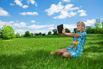 Image showing fast internet on the countryside