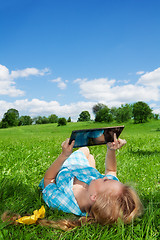 Image showing summertime countryside activities