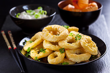 Image showing Calamari rings