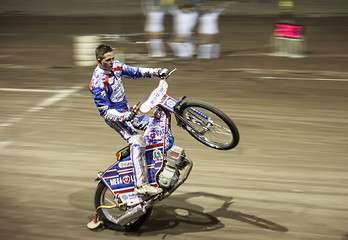 Image showing Togliatty. Russia. September, 2012. Speedway race. Mega-Lada.