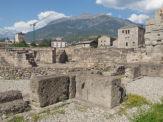 Image showing Roman Theatre Aosta