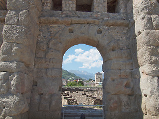 Image showing Roman Theatre Aosta