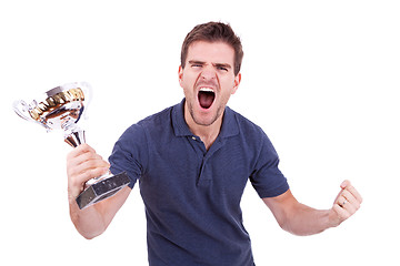 Image showing scream of victory