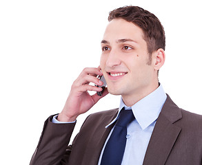 Image showing business man on the phone 