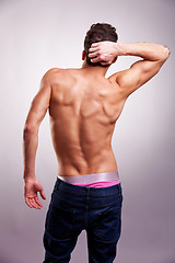 Image showing Man with a muscular Back 