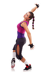 Image showing modern style woman dancer posing