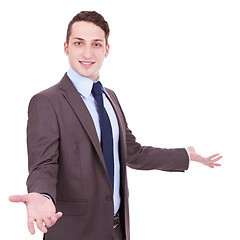 Image showing Approachable young business man 