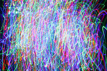 Image showing abstract background from xmas lights 