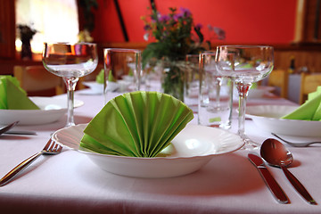 Image showing decoration from wedding table 
