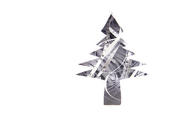 Image showing christmas tree from the paper