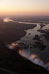 Image showing Victoria Falls Aerial