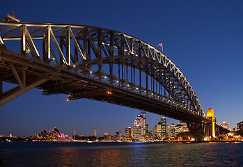 Image showing Sydney Harbor Bridge